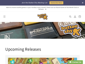 'buttonshygames.com' screenshot