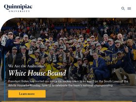 'quinnipiac.edu' screenshot