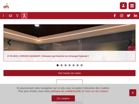 'aftnet.be' screenshot