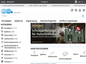 'optik-pro.de' screenshot