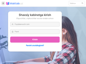'maktab.uz' screenshot