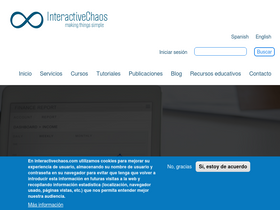 'interactivechaos.com' screenshot