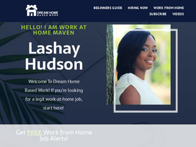 'dreamhomebasedwork.com' screenshot