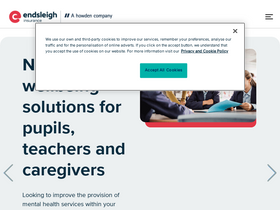 'endsleigh.co.uk' screenshot