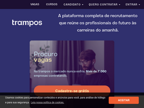 'trampos.co' screenshot