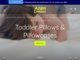 angeldreams.co homepage screenshot