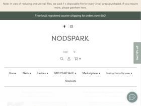 nodspark.com homepage screenshot