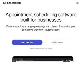 'calendesk.com' screenshot