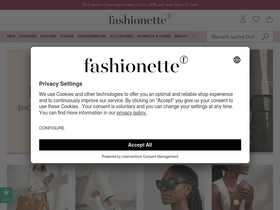 'fashionette.de' screenshot