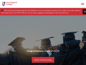 'nec.edu' screenshot