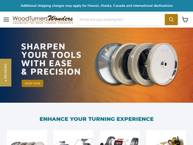 'woodturnerswonders.com' screenshot