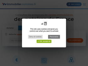 'immobilier.notaires.fr' screenshot