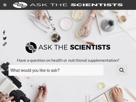 'askthescientists.com' screenshot