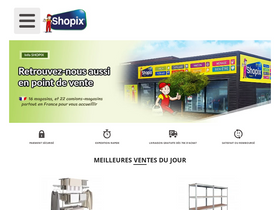 'shopix.fr' screenshot