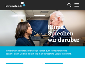 'klimafakten.de' screenshot