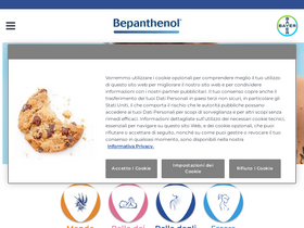 'bepanthenol.it' screenshot