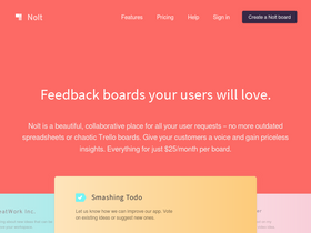 'mogul-productions.nolt.io' screenshot