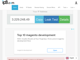 'ip8.com' screenshot