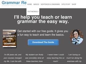 'english-grammar-revolution.com' screenshot