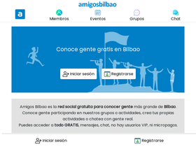 'amigosbilbao.com' screenshot