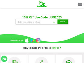 'ozfoodhunter.com.au' screenshot