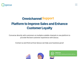 'qiscus.com' screenshot