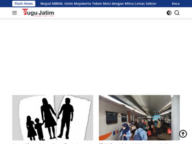 'tugujatim.id' screenshot