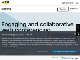 'gotomeeting.com' screenshot