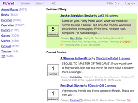 'ficwad.com' screenshot