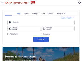 'expedia-aarp.com' screenshot