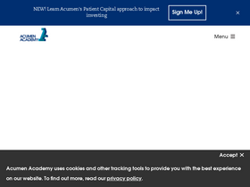 'acumenacademy.org' screenshot