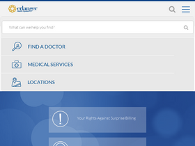 'erlanger.org' screenshot