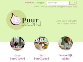 'puurgezond.nl' screenshot