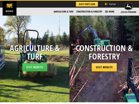 'papemachinery.com' screenshot