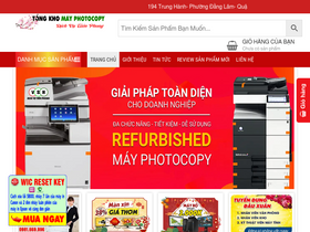 'tongkhomayphotocopy.com' screenshot