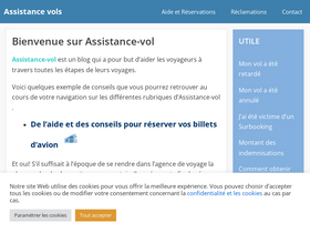 'assistance-vol.com' screenshot