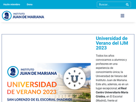 'juandemariana.org' screenshot