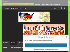'germangirlinamerica.com' screenshot