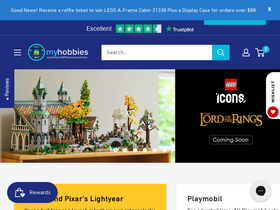 'myhobbies.com.au' screenshot