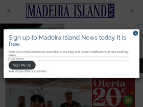 'madeiraislandnews.com' screenshot