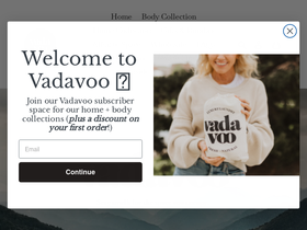 vadavoo.com homepage screenshot