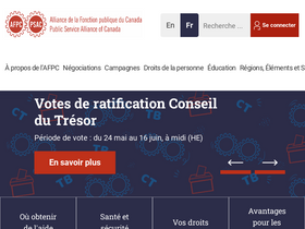 'syndicatafpc.ca' screenshot