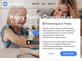 'familywall.com' screenshot