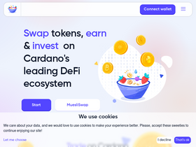 'muesliswap.com' screenshot