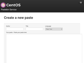 paste.centos.org