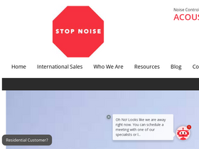 'acousticalsurfaces.com' screenshot