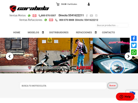 'carabelatienda.com' screenshot