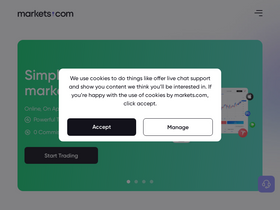 'markets.com' screenshot