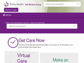 'ihacares.com' screenshot