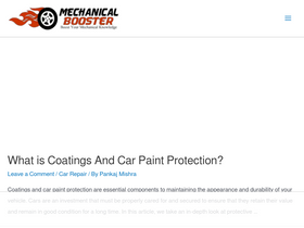 'mechanicalbooster.com' screenshot